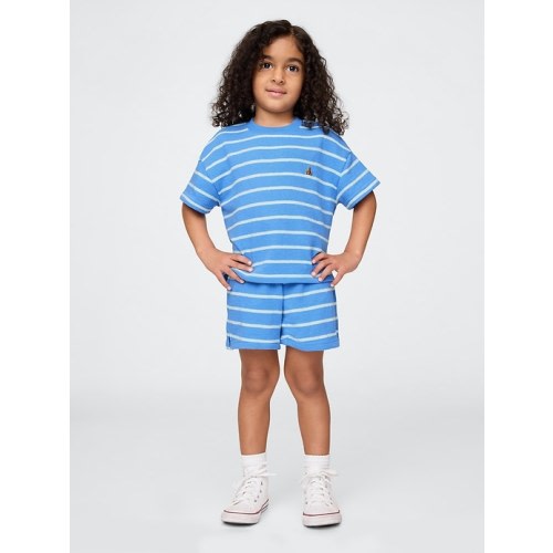 Baby & Toddler Terry Textured Stripe Outfit Set