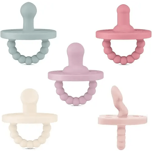 Ryan & Rose Cutie PAT Pacifier Teether (Starter Kit, Blossom)