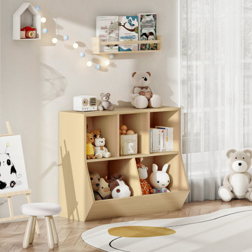 Millwood Pines Toy Organizer Chip Resistant Kids Bookcase & Reviews | Wayfair