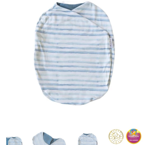 Chambray Waves COCOON SWADDLE - Small
