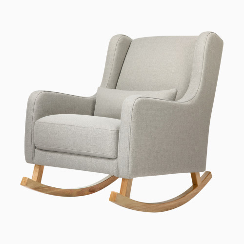 babyletto Kai Rocker Chair - Performance Grey Eco Twill/Light Legs