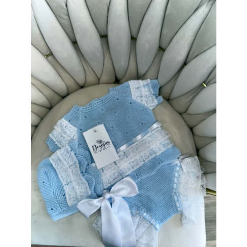 The True Blue Spanish Knit Set – Designs By ELS