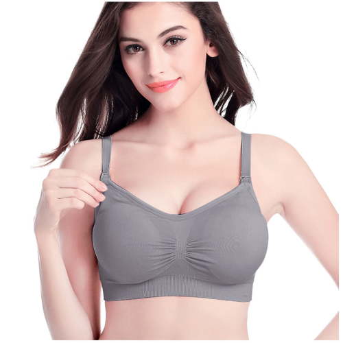 Summer Savings Clearance! yievot Bras for Women Pregnant Plain Color Bra Nursing Bras Vest Tops Comfort Wireless Bra
