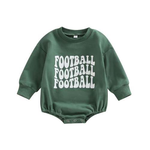 Infant Baby Boys Girls Bodysuit Long Sleeve Crew Neck Game Day Baby Fo – August + Willow