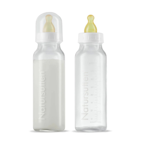 Natursutten Glass 8oz Baby Bottles - 2 Pack