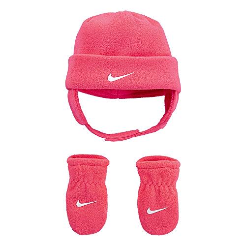 Nike Swoosh Baby Fleece Cap (Infant/Toddler) Racer Pink