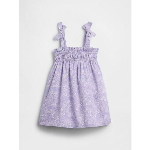 Baby & Toddler Cotton Gauze Bow-Strap Dress