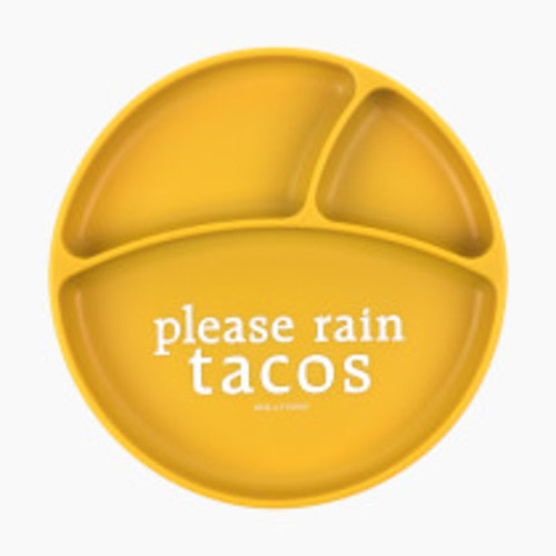 Bella Tunno Wonder Suction Plate - Rain Tacos