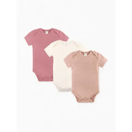 3-Pack Classic Short Sleeve Bodysuit Bundle
