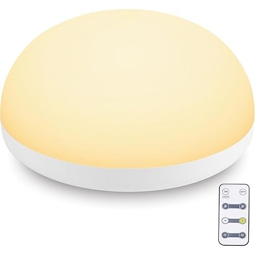 Baby Night Light,Touch Control Night Light for Baby Nursery with Remote and Timer - Rechargeable and Portable Night Light for Breastfeeding,Dimmable Nursery Light with 2 Color Modes