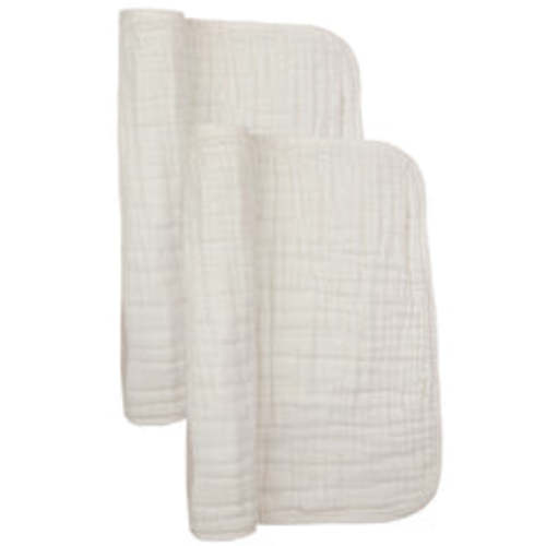 Cloud Muslin™ Burp Cloth 2 Pack - Cream – Lou Lou & Company