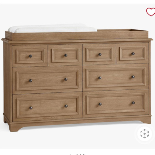 Fillmore 8-Drawer Dresser & Topper Set (56w x 20d")
