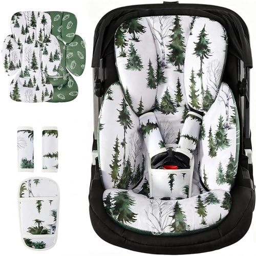 Infant Car Seat Insert for Newborn，Preemie Newborn Infant Insert, Newborn Car Seat Insert Head Body Support for Stroller, Baby Swing, Rocker, Bouncer, Bassinet, 2-in-1 Reversible