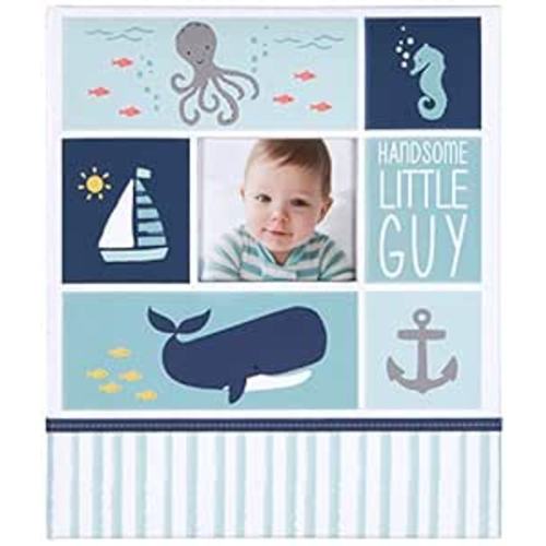 Amazon.com : Carter's B0-14074 Blue Nautical First 5 Years Loose Leaf Baby Memory Book for Boys, 64 Pages : Baby