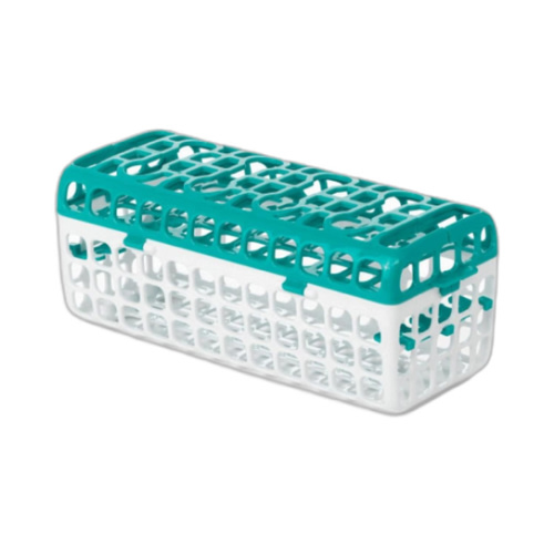 OXO Tot Dishwasher Basket for Bottle Parts & Accessories, Teal, 1 Count (Pack of 1)
