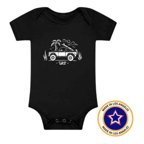 THE BRONCO OLD SCHOOL ONESIE - BLACK