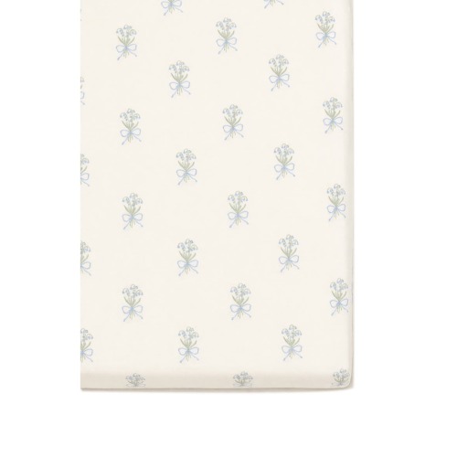 Print Organic Cotton Muslin Crib Sheet