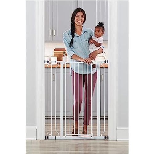 Regalo Safety 36" Extra Tall Baby Gate for Doorways & Bottom of Stairs, Pressure Mount, Toddlers & Pets, 6-24 Months, Tested & Safe for 30 Years, American Designed, American Owned