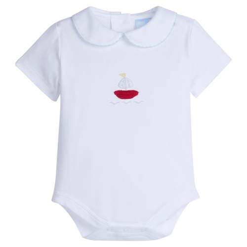Crochet Peter Pan Onesie - Sailboat