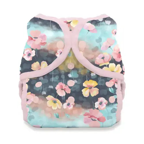 Thirsties Duo Wrap cloth diaper cover. Size: One,  Color: Poppy