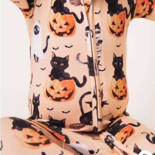 Feline Spooky Convertible Romper