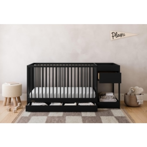 Graco Teddi 5-in-1 Convertible Crib and Changer with Storage Drawer
