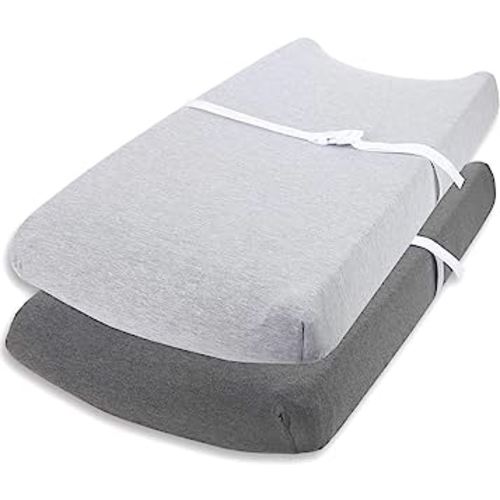 Changing Pad Covers 2 Pack 16 x 32" – Heather Grey