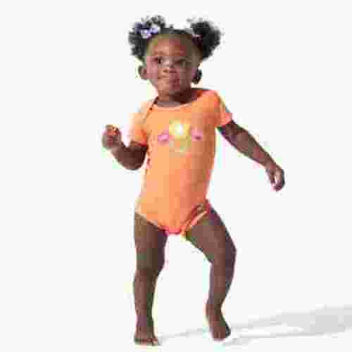 Onesies Brand Baby Girl Short Sleeve Bodysuits, 8-Pack, Sizes Newborn-12 Months