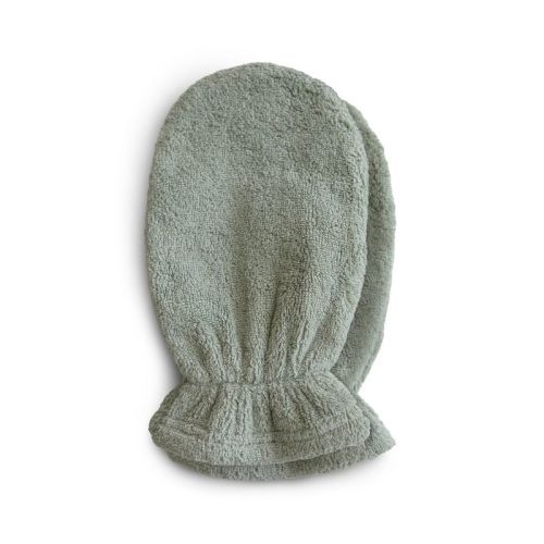 Organic Cotton Bath Mitt Moss One Size
