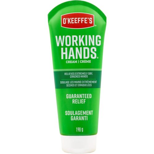 O'Keeffe's Working Hands Hand Cream, Relieves and Repairs Extremely Dry Hands, 7 oz Tube (Pack of 1)