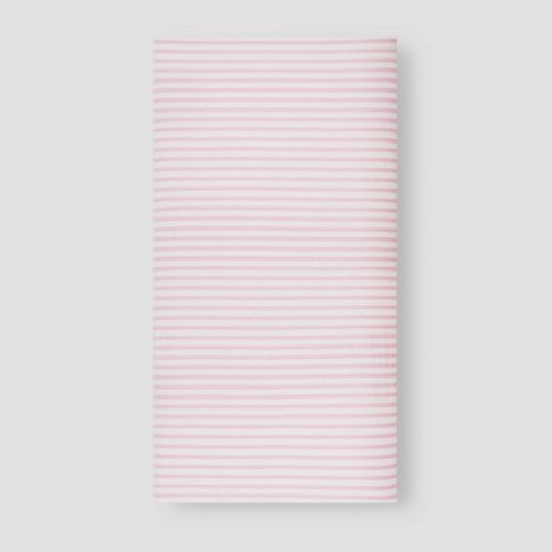 Layette by Monica + Andy Fitted Crib Sheet, Color: Pink Stripes