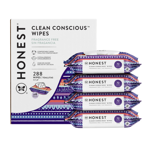 The Honest Company, Clean Conscious™ Wipes, Mosaico Mistico, 288 Count