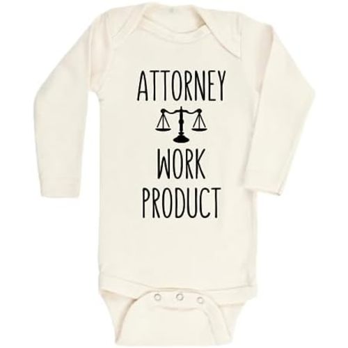 Attorney Work Product Baby Onesie® Kids Shirt for Lawyer Graduation Lawyer Parents 443