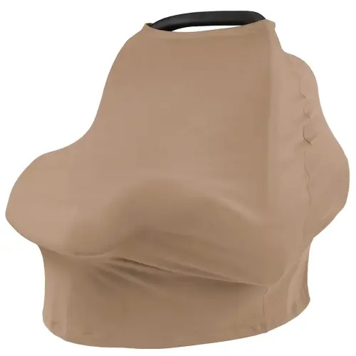 Konssy Baby Car Seat Covers- Multi-use Carseat Canopy for Babies, Stretchy Infant Carseat Cover Boy, Shower Gifts for Unisex Boys and Girls