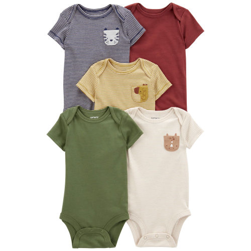 Baby 5-Pack Short-Sleeve Bodysuits