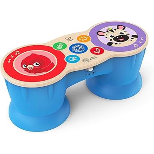 Baby Einstein Upbeat Tunes Magic Touch Wooden Drum Musical Toy Ages 6 Months +