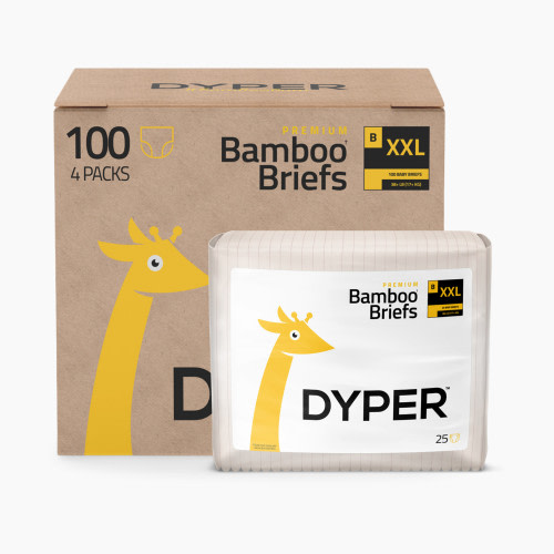 DYPER Sustainable Baby Diaper Briefs - XX Large, 100