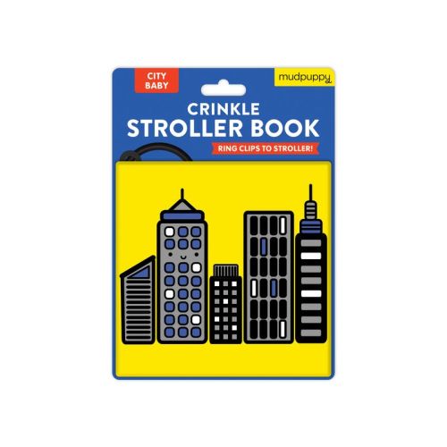 City Baby Crinkle Fabric Stroller Book - (Bath Book)