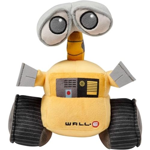 Disney Store WallE Medium Soft Toy for Kids, Cuddly Character with Fuzzy Texture and Embroidered Details, Print Panel, Disney Plushy Suitable for All Ages