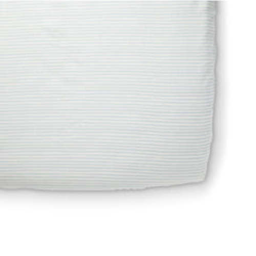 Stripes Away Sea Striped Crib Sheet
