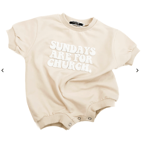 Sundays Are For Church Bubble Jumpsuit