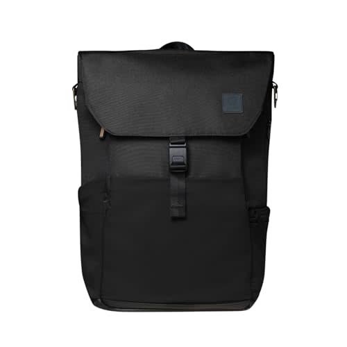 Huhu Diaper Bag Backpack – Baby Bag for Moms & Dads – Water-Resistant, Unisex Travel Kit for New Parents – Includes Changing Pad and 2 Organizer Pouches (Midnight Black)