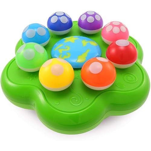 BEST LEARNING Mushroom Garden - Interactive Educational Light-Up Toddler Toys for 1 to 3 Years Old Infants & Toddlers - Colors, Numbers, Games & Music for Kids - Ideal Baby Toy Birthday Gift