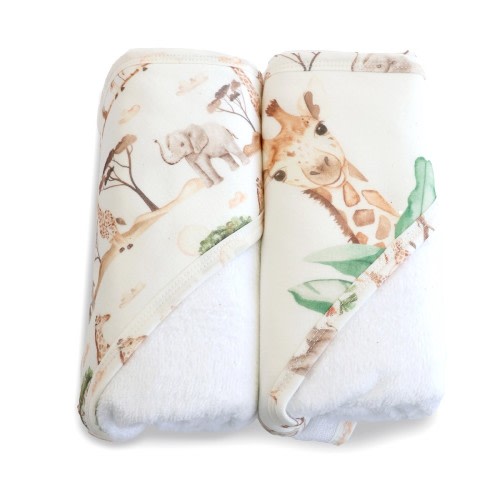 Bubba Blue Hooded Towel 2 Pack Adventure