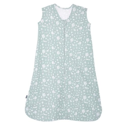 HALO Sleepsack, 100% Cotton Wearable Blanket, Swaddle Transition Sleeping Bag, TOG 0.5, Sage Woodland, Small, 3-6 Months
