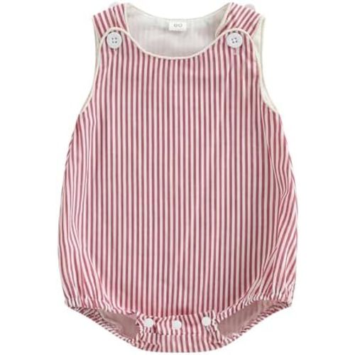 Kuriozud Unisex Newborn Baby Boy Girl Summer Clothes Sleeveless Bubble Romper Jumpsuit Overall Shorts Infant Clothing