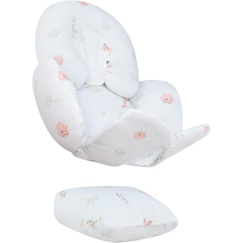 JYOKO Kids Reducer Cushion Infant Head & Baby Body Support Antiallergic 100% Cotton (Head, Body and Back Support, Dragonfly) 3 Parts