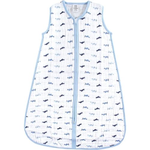 Luvable Friends Unisex Baby Sleeveless Muslin Cotton Sleeping Bag, Sack, Blanket