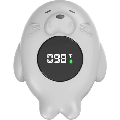 Baby Bath Thermometer Safety, Waterproof Bath Thermometer with Temperature Warning and Auto ON/Off