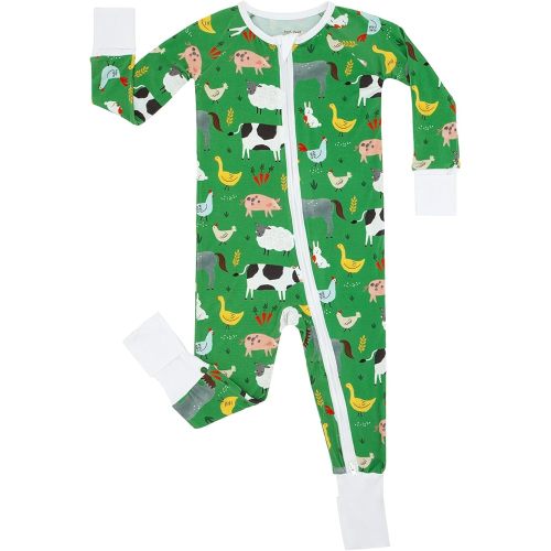 Little Sleepies Pajamas for Baby Boys & Girls, Viscose from Bamboo Baby Pajamas, Snug Baby Sleeper, Toddler PJs, 2-Way Zipper